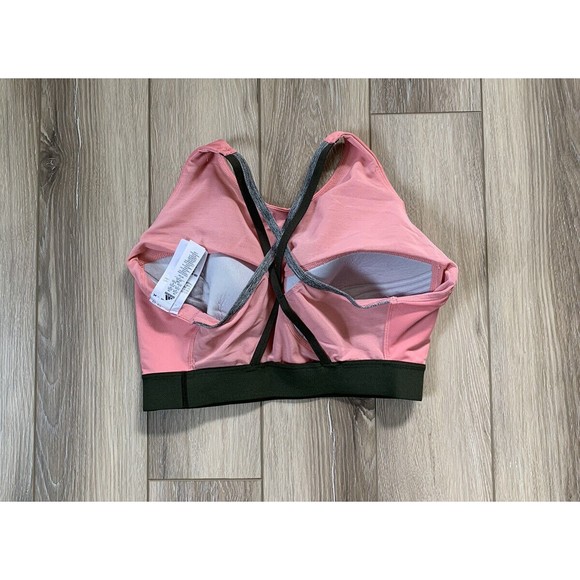 Adidas Pink Padded Racerback Sports Bra Womens Small - Picture 4 of 6